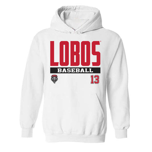 New Mexico - NCAA Baseball : Matthew Romero - Classic Fashion Shersey Hooded Sweatshirt-0