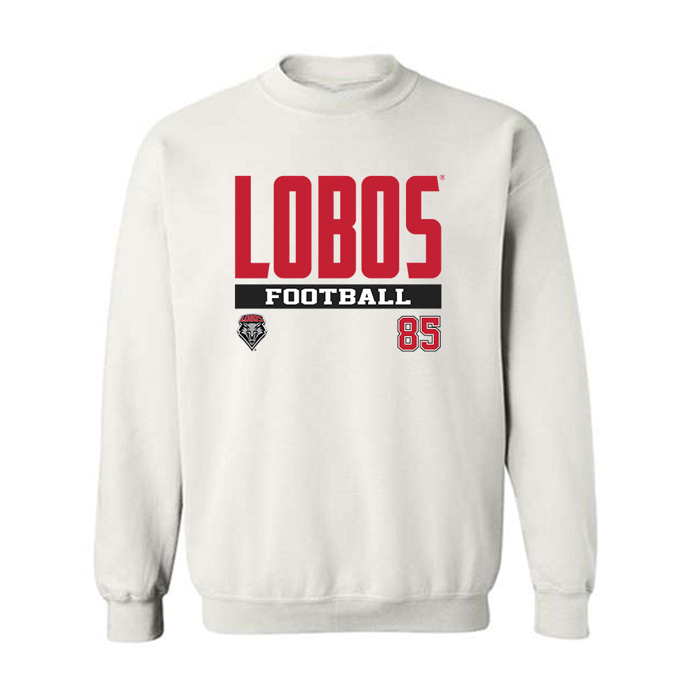 New Mexico - NCAA Football : Simon Mapa - Classic Fashion Shersey Crewneck Sweatshirt-0