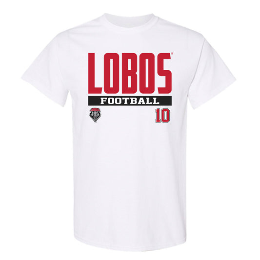 New Mexico - NCAA Football : Evan Wysong - Classic Fashion Shersey T-Shirt-0