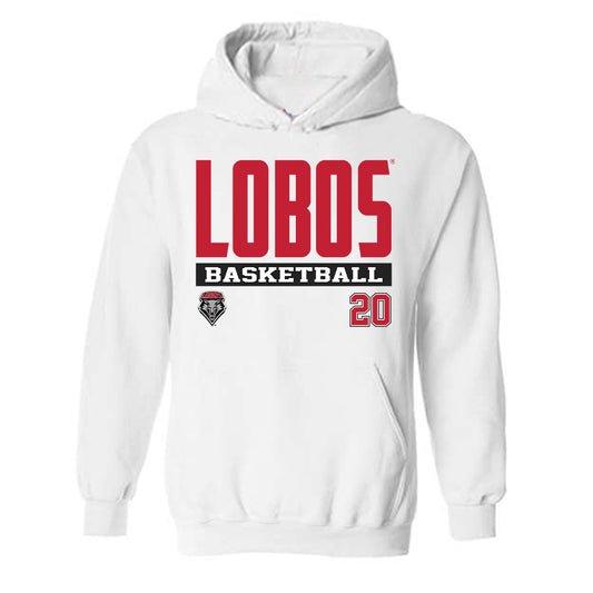 New Mexico - NCAA Women's Basketball : Tyler Jones - Classic Fashion Shersey Hooded Sweatshirt-0