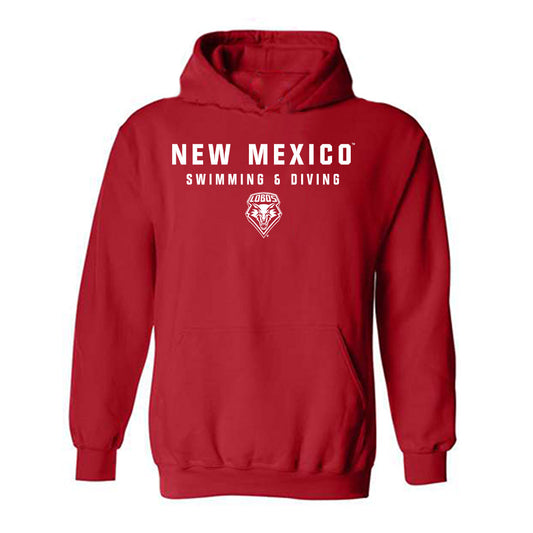 New Mexico - NCAA Women's Swimming & Diving : Liv Hann - Classic Shersey Hooded Sweatshirt-0