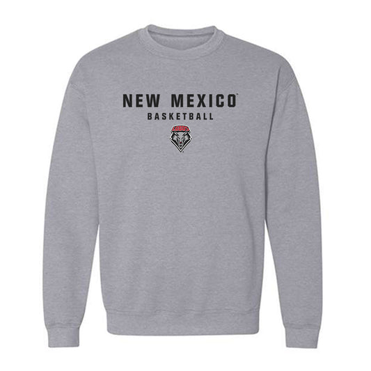 New Mexico - NCAA Men's Basketball : Jake Hall - Classic Shersey Crewneck Sweatshirt-0