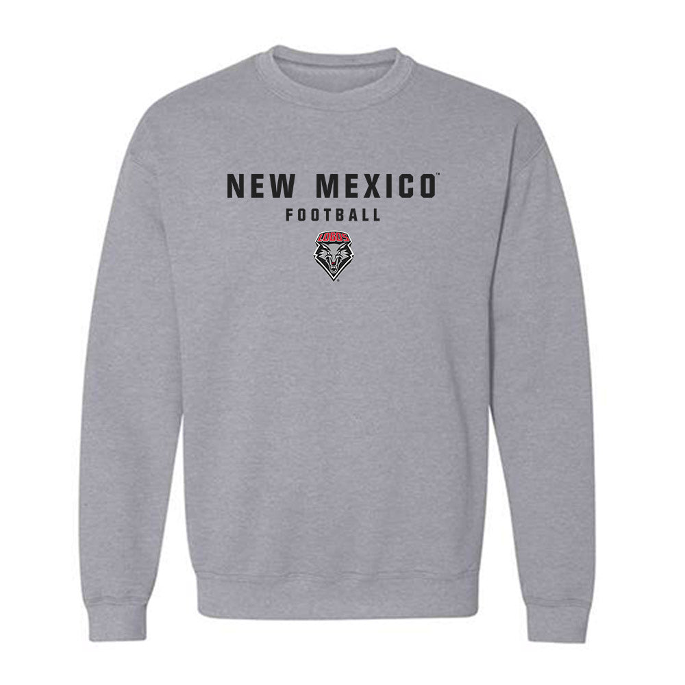 New Mexico - NCAA Football : Broden Schmidt - Classic Shersey Crewneck Sweatshirt-0