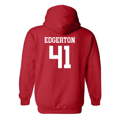 New Mexico - NCAA Baseball : Seth Edgerton - Classic Shersey Hooded Sweatshirt-1