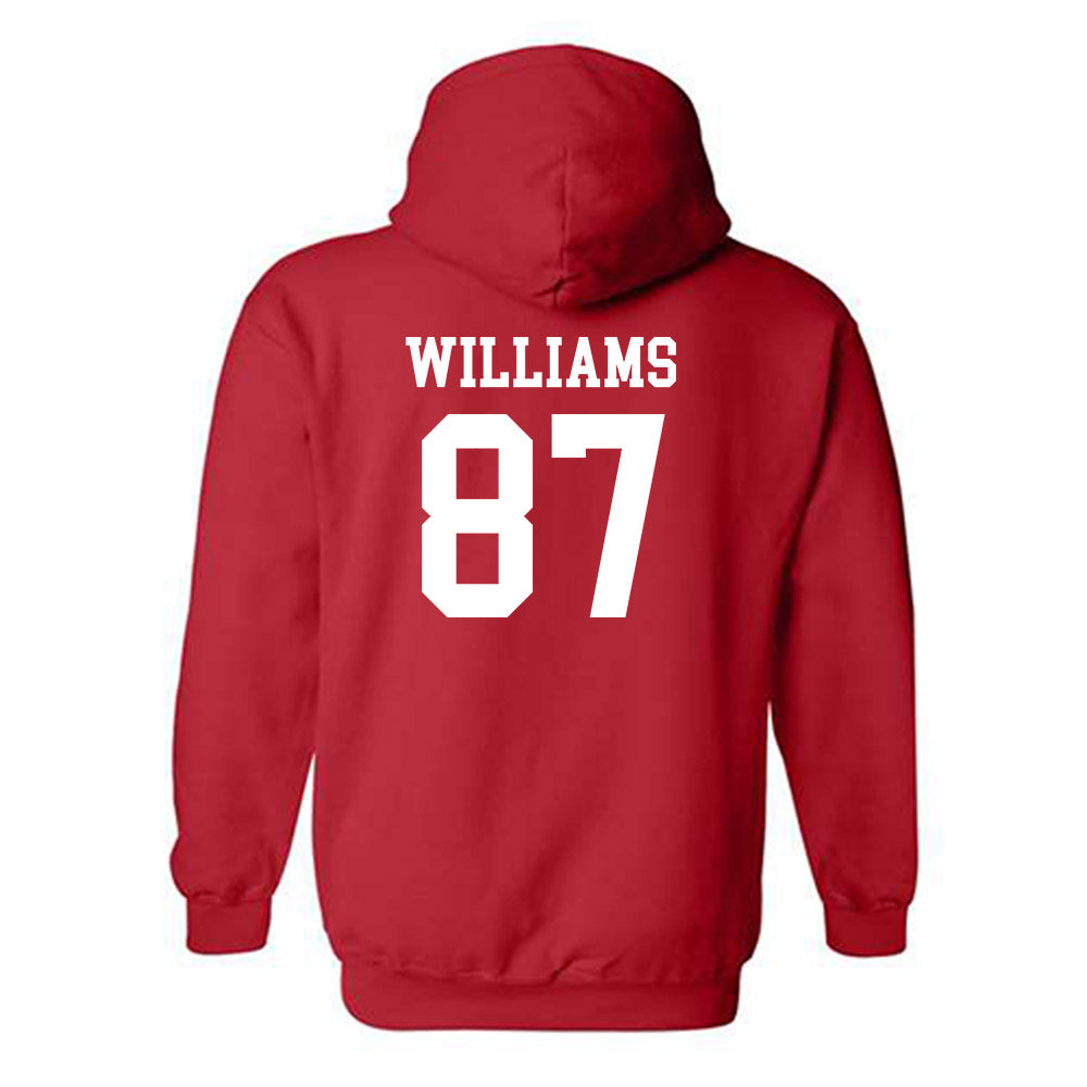 New Mexico - NCAA Football : Abraham Williams - Classic Shersey Hooded Sweatshirt-1