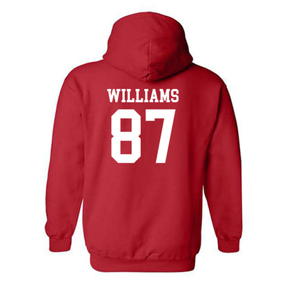 New Mexico - NCAA Football : Abraham Williams - Classic Shersey Hooded Sweatshirt-1