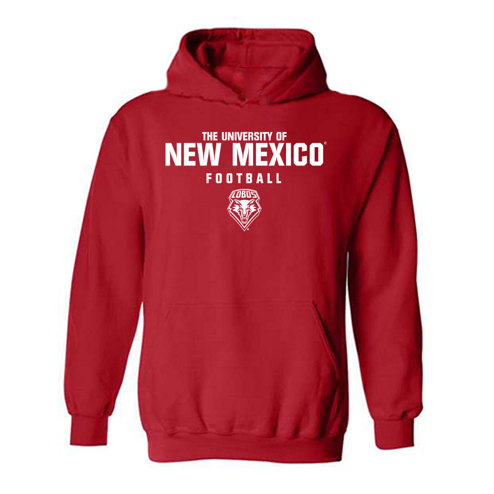 New Mexico - NCAA Football : Broden Schmidt - Classic Shersey Hooded Sweatshirt-0