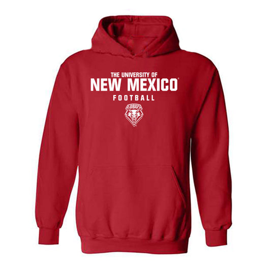 New Mexico - NCAA Football : Enrique Zatarain - Classic Shersey Hooded Sweatshirt-0