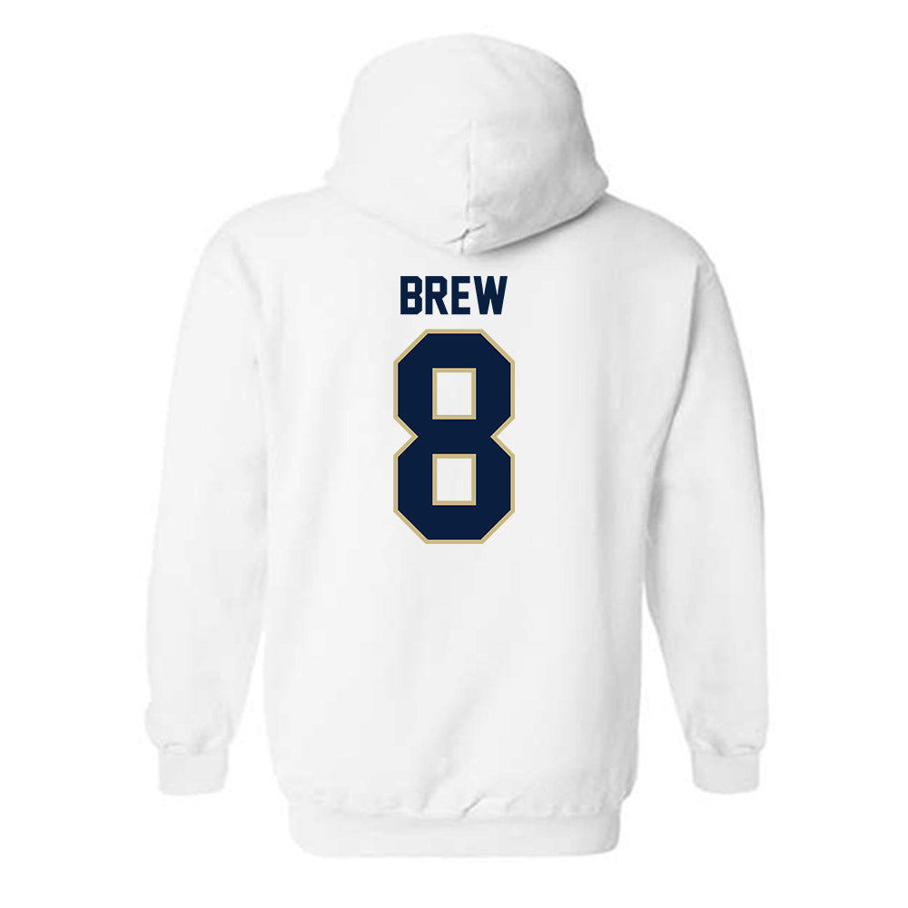 Akron - NCAA Women's Basketball : Shaena Brew - Classic Fashion Shersey Hooded Sweatshirt-1