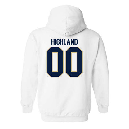 Akron - NCAA Football : Vaughn Highland - Classic Fashion Shersey Hooded Sweatshirt-1