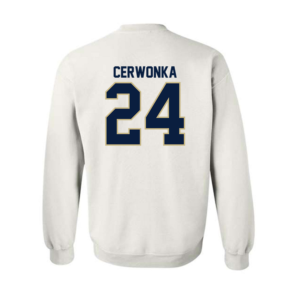 Akron - NCAA Women's Lacrosse : Kiran Cerwonka - Classic Fashion Shersey Crewneck Sweatshirt-1