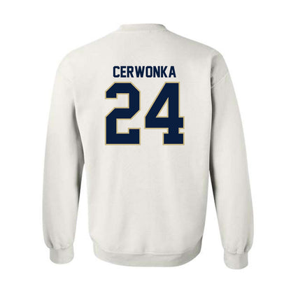 Akron - NCAA Women's Lacrosse : Kiran Cerwonka - Classic Fashion Shersey Crewneck Sweatshirt-1