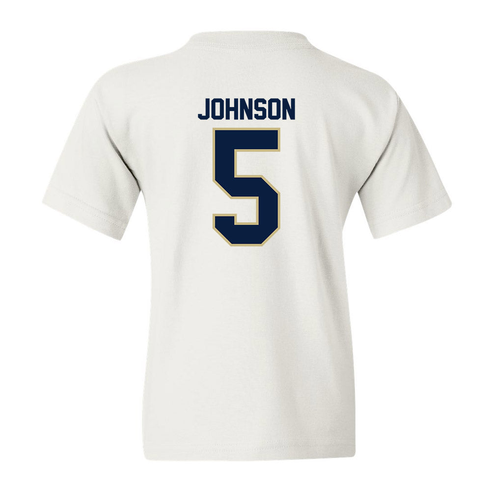 Akron - NCAA Men's Basketball : Tavari Johnson - Classic Fashion Shersey Youth T-Shirt