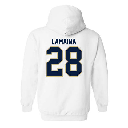 Akron - NCAA Men's Soccer : Logan LaMaina - Classic Fashion Shersey Hooded Sweatshirt-1