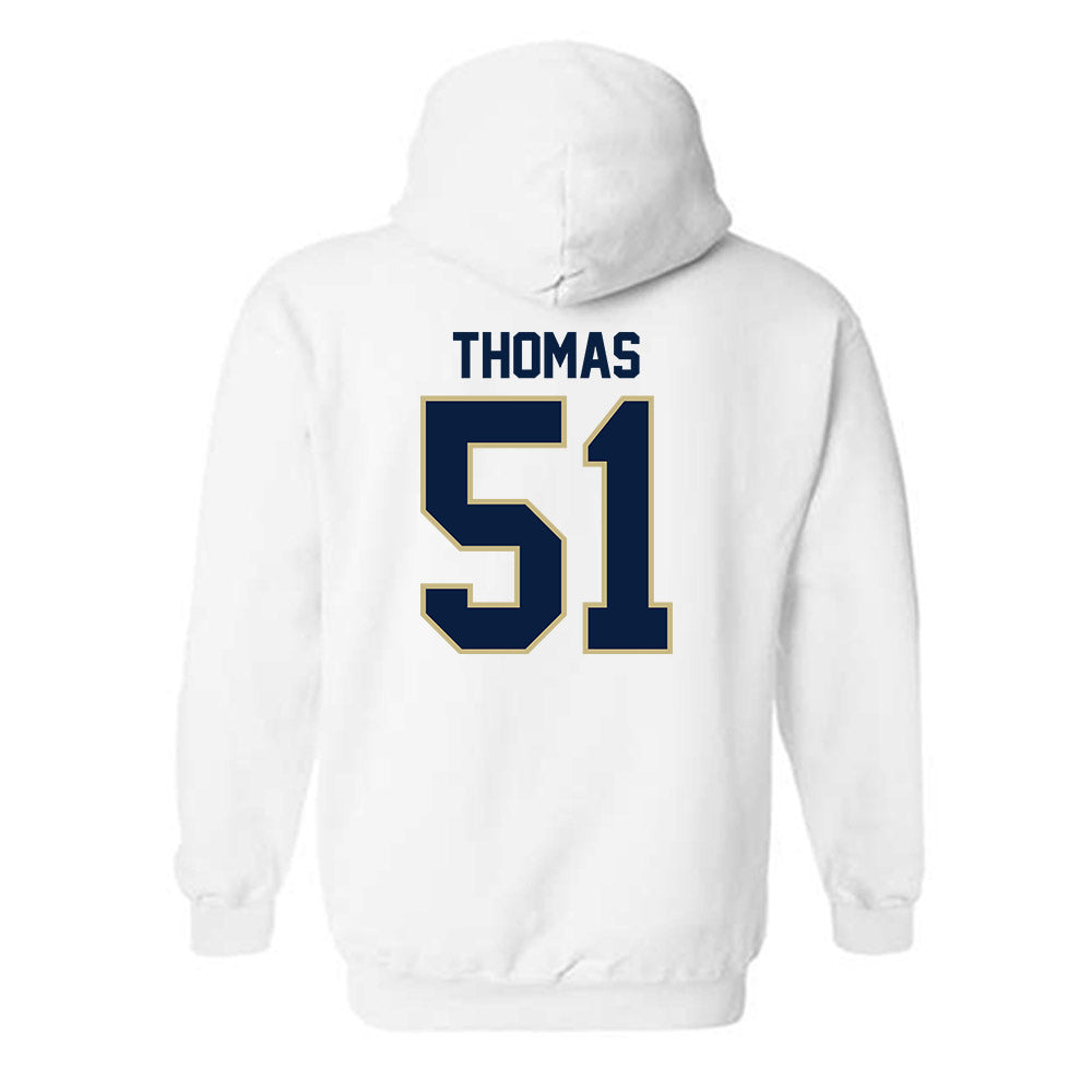 Akron - NCAA Football : DQ Thomas - Classic Fashion Shersey Hooded Sweatshirt