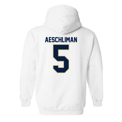 Akron - NCAA Women's Volleyball : Jordyn Aeschliman - Classic Fashion Shersey Hooded Sweatshirt-1