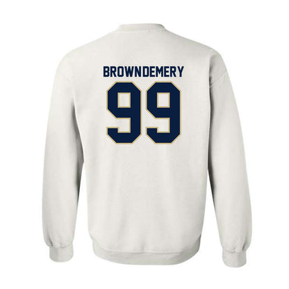 Akron - NCAA Football : Jaiden Brown-Demery - Classic Fashion Shersey Crewneck Sweatshirt-1