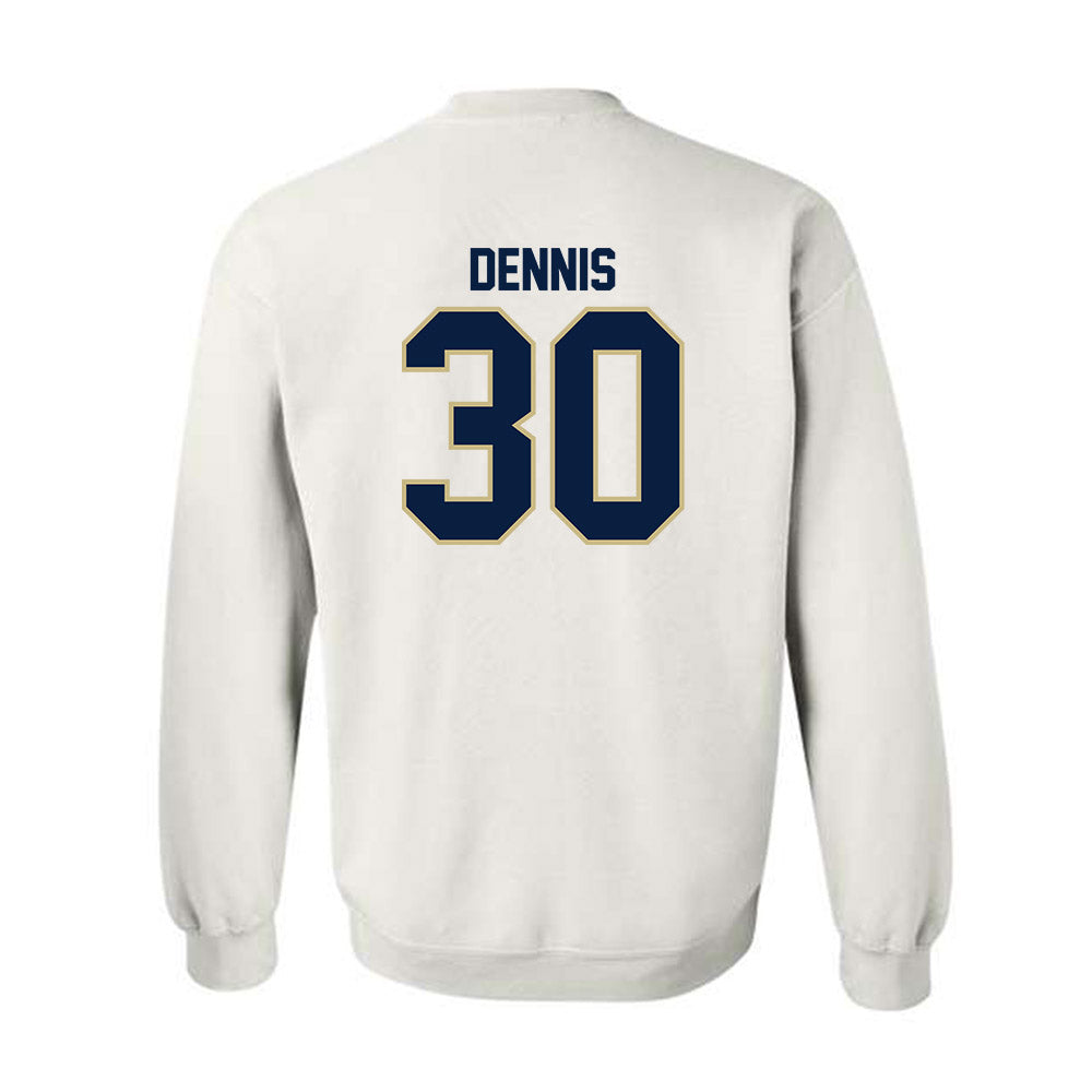 Akron - NCAA Football : Jake Dennis - Classic Fashion Shersey Crewneck Sweatshirt-1