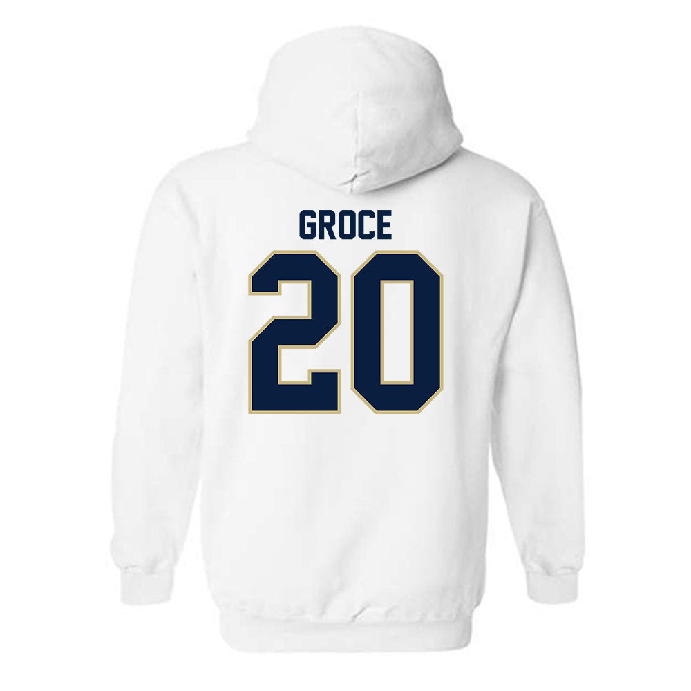 Akron - NCAA Baseball : Garrett Groce - Classic Fashion Shersey Hooded Sweatshirt-1