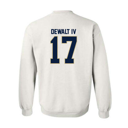 Akron - NCAA Football : Malcolm DeWalt IV - Classic Fashion Shersey Crewneck Sweatshirt