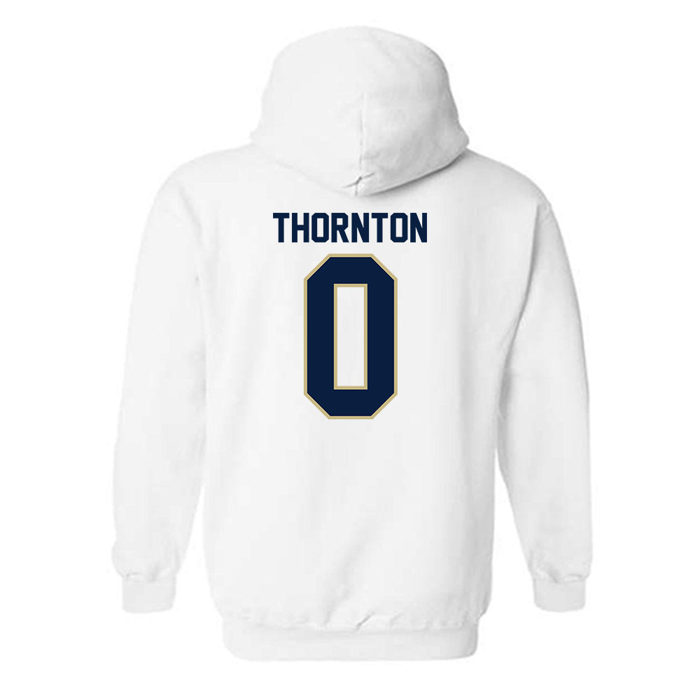 Akron - NCAA Women's Basketball : Kaylah Thornton - Classic Fashion Shersey Hooded Sweatshirt-1