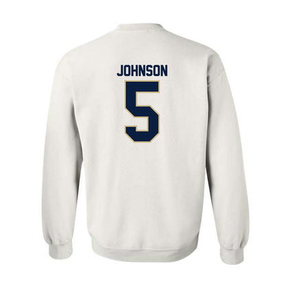 Akron - NCAA Women's Basketball : Natalie Johnson - Classic Fashion Shersey Crewneck Sweatshirt-1