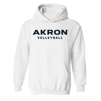 Akron - NCAA Women's Volleyball : Lyndi Wolf - Classic Fashion Shersey Hooded Sweatshirt-0