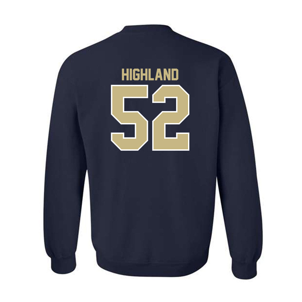 Akron - NCAA Football : Vaughn Highland - Classic Shersey Crewneck Sweatshirt-1