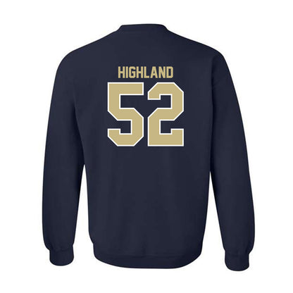 Akron - NCAA Football : Vaughn Highland - Classic Shersey Crewneck Sweatshirt-1