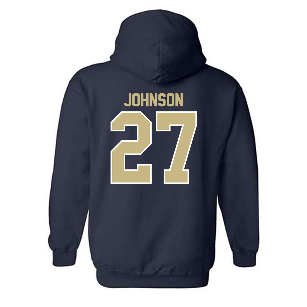 Akron - NCAA Football : Keyveon Johnson - Classic Shersey Hooded Sweatshirt