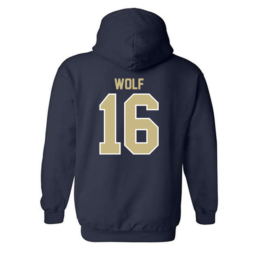 Akron - NCAA Women's Volleyball : Lyndi Wolf - Classic Shersey Hooded Sweatshirt-1