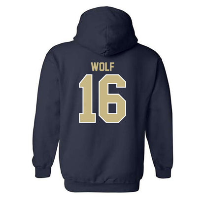 Akron - NCAA Women's Volleyball : Lyndi Wolf - Classic Shersey Hooded Sweatshirt-1