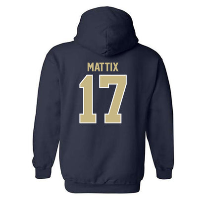 Akron - NCAA Baseball : Adison Mattix - Classic Shersey Hooded Sweatshirt-1