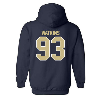 Akron - NCAA Football : ty watkins - Classic Shersey Hooded Sweatshirt-1