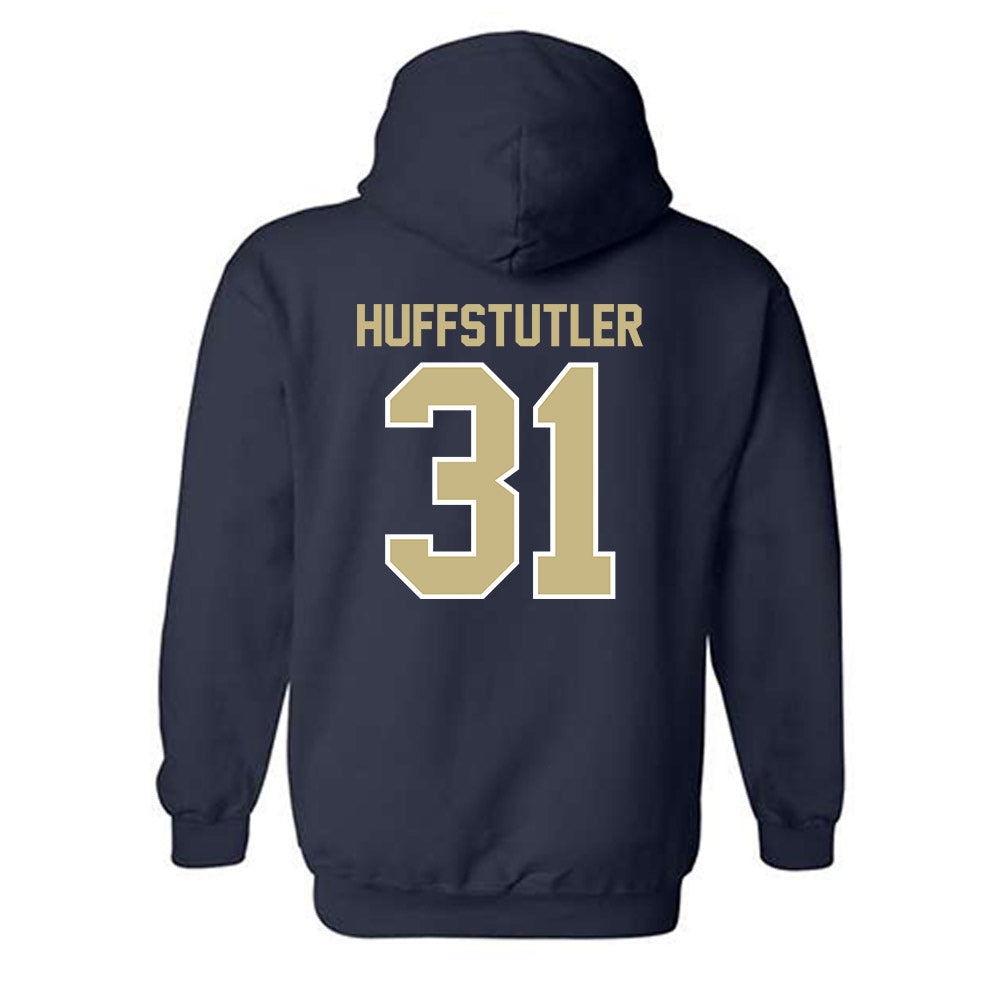 Akron - NCAA Baseball : Atticus Huffstutler - Classic Shersey Hooded Sweatshirt-1