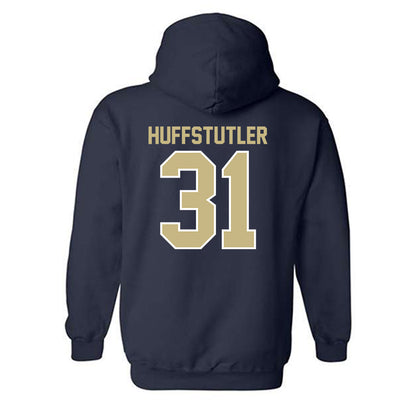 Akron - NCAA Baseball : Atticus Huffstutler - Classic Shersey Hooded Sweatshirt-1