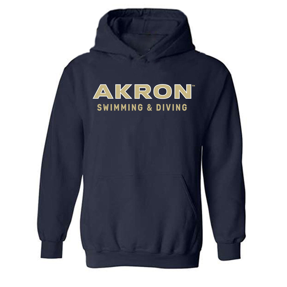 Akron - NCAA Women's Swimming & Diving : Ava Withey - Classic Shersey Hooded Sweatshirt-0