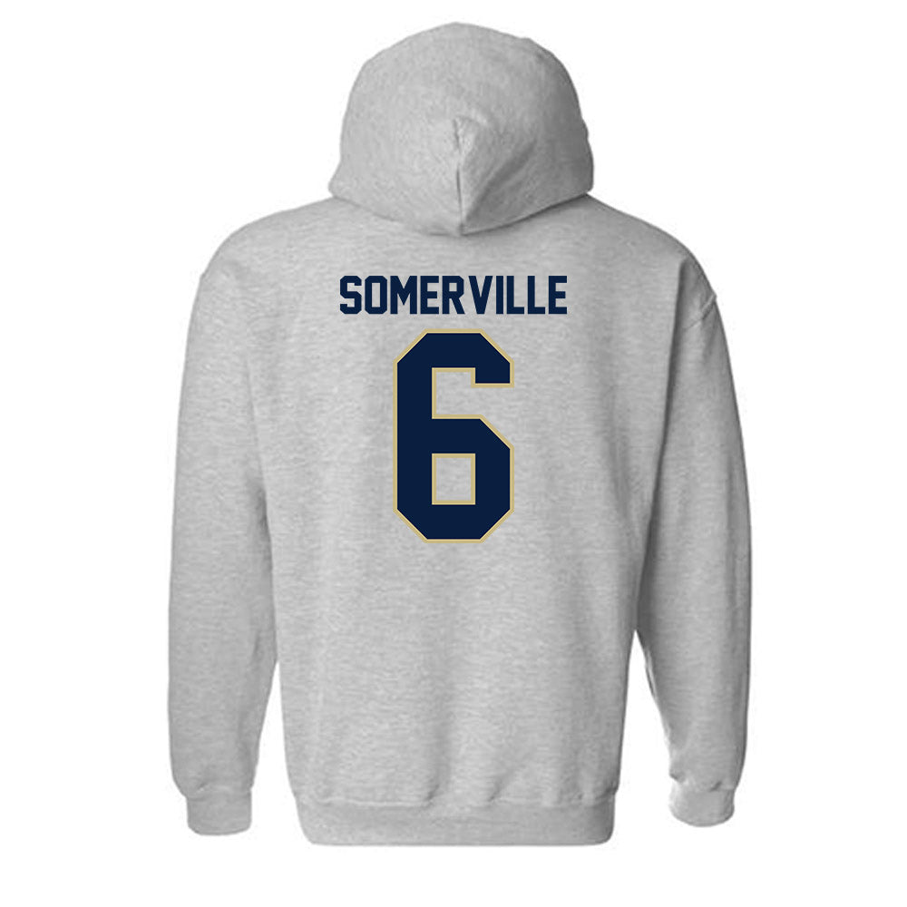 Akron - NCAA Football : Jamari Somerville - Classic Fashion Shersey Hooded Sweatshirt-1