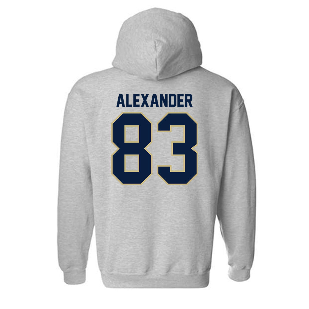 Akron - NCAA Football : Elijah Alexander - Classic Fashion Shersey Hooded Sweatshirt-1