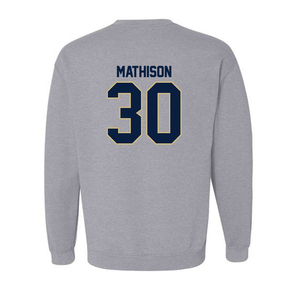 Akron - NCAA Baseball : Gabe Mathison - Classic Fashion Shersey Crewneck Sweatshirt-1