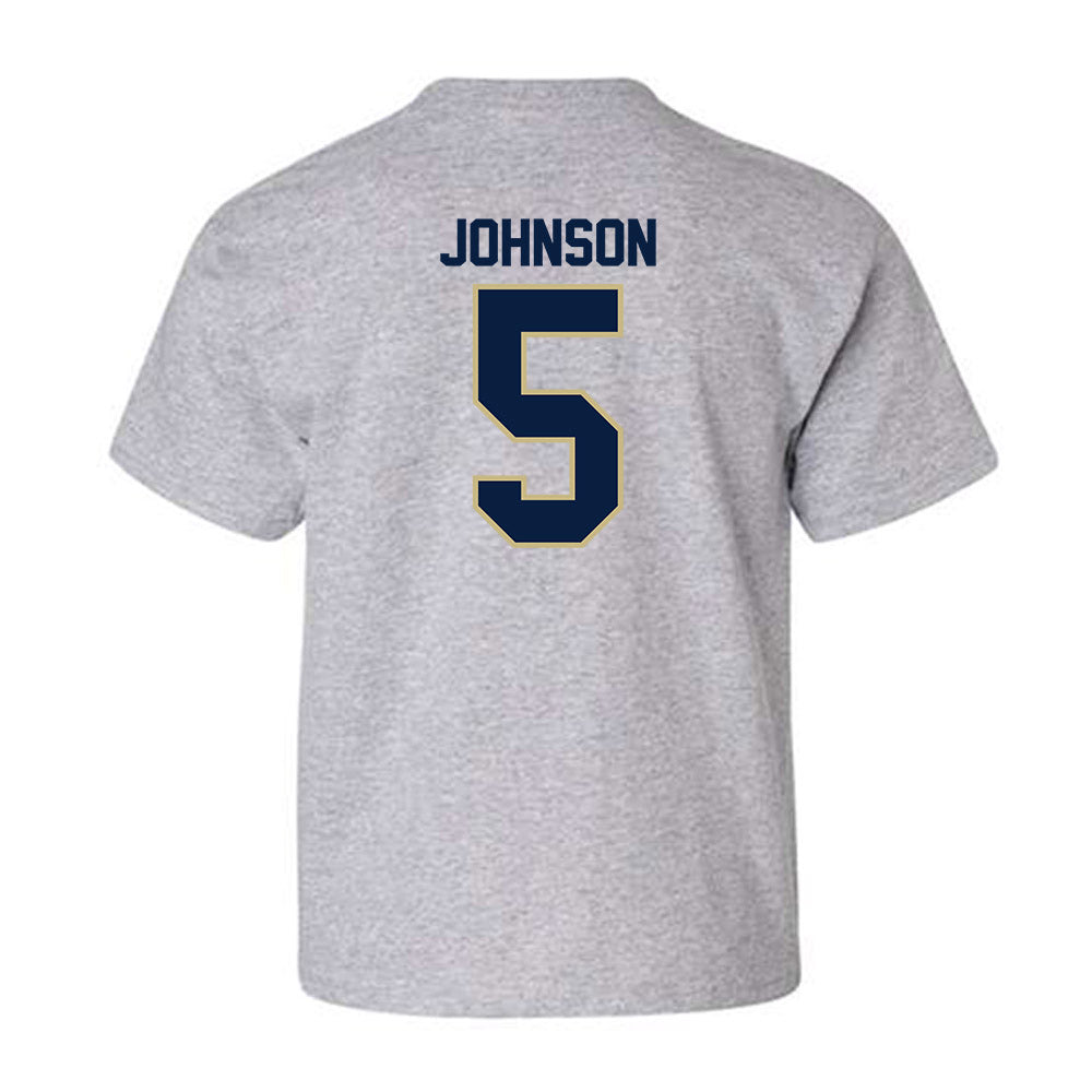 Akron - NCAA Women's Basketball : Natalie Johnson - Classic Fashion Shersey Youth T-Shirt-1