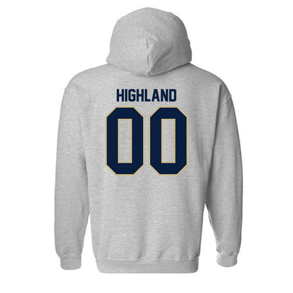 Akron - NCAA Football : Vaughn Highland - Classic Fashion Shersey Hooded Sweatshirt-1