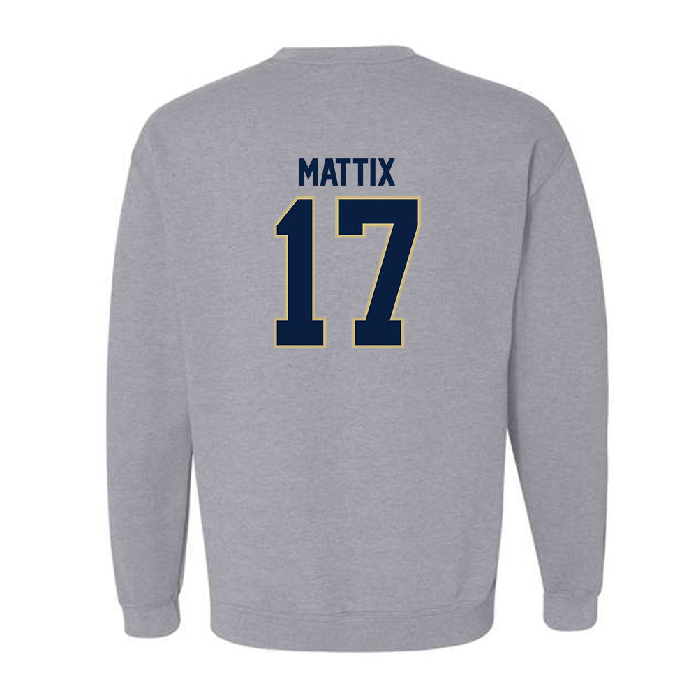 Akron - NCAA Baseball : Adison Mattix - Classic Fashion Shersey Crewneck Sweatshirt-1