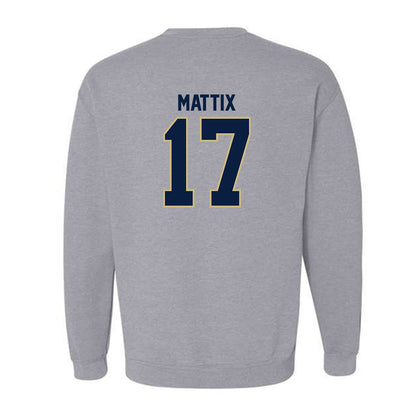 Akron - NCAA Baseball : Adison Mattix - Classic Fashion Shersey Crewneck Sweatshirt-1