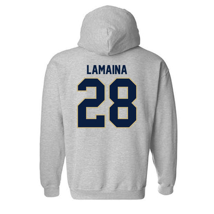 Akron - NCAA Men's Soccer : Logan LaMaina - Classic Fashion Shersey Hooded Sweatshirt-1