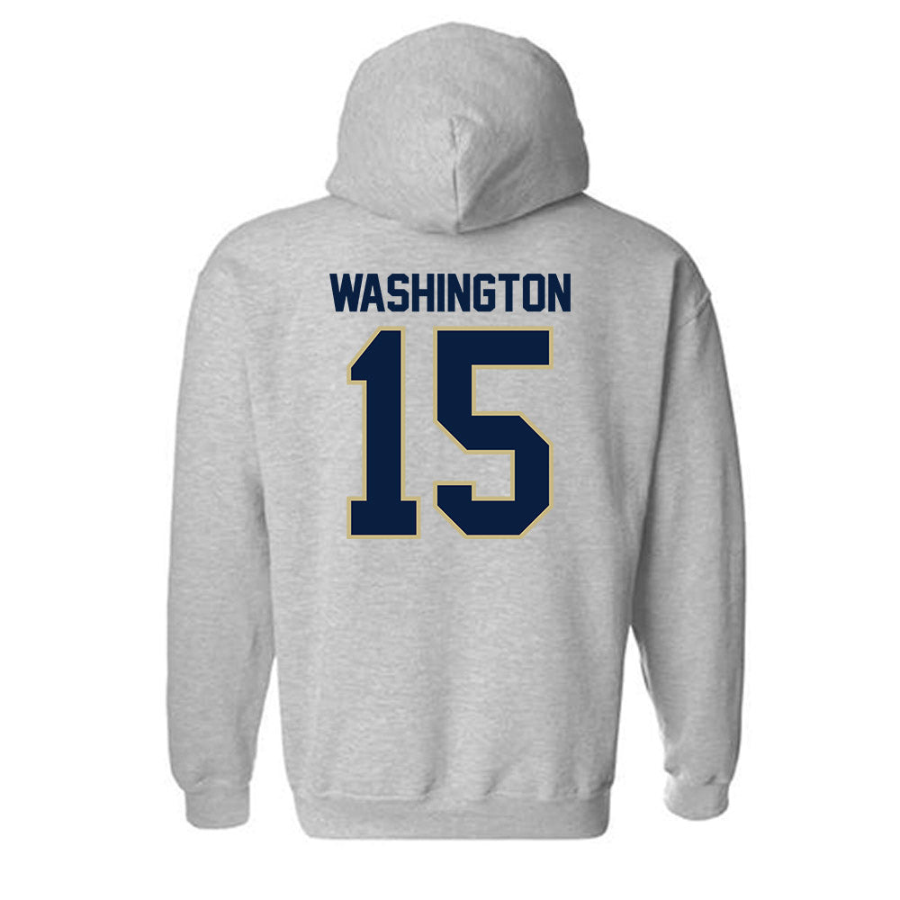 Akron - NCAA Women's Volleyball : Vanessa Washington - Classic Fashion Shersey Hooded Sweatshirt-1