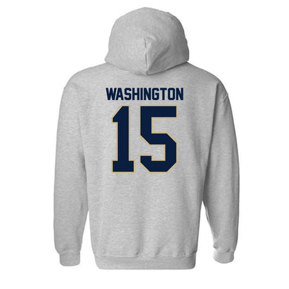 Akron - NCAA Women's Volleyball : Vanessa Washington - Classic Fashion Shersey Hooded Sweatshirt-1