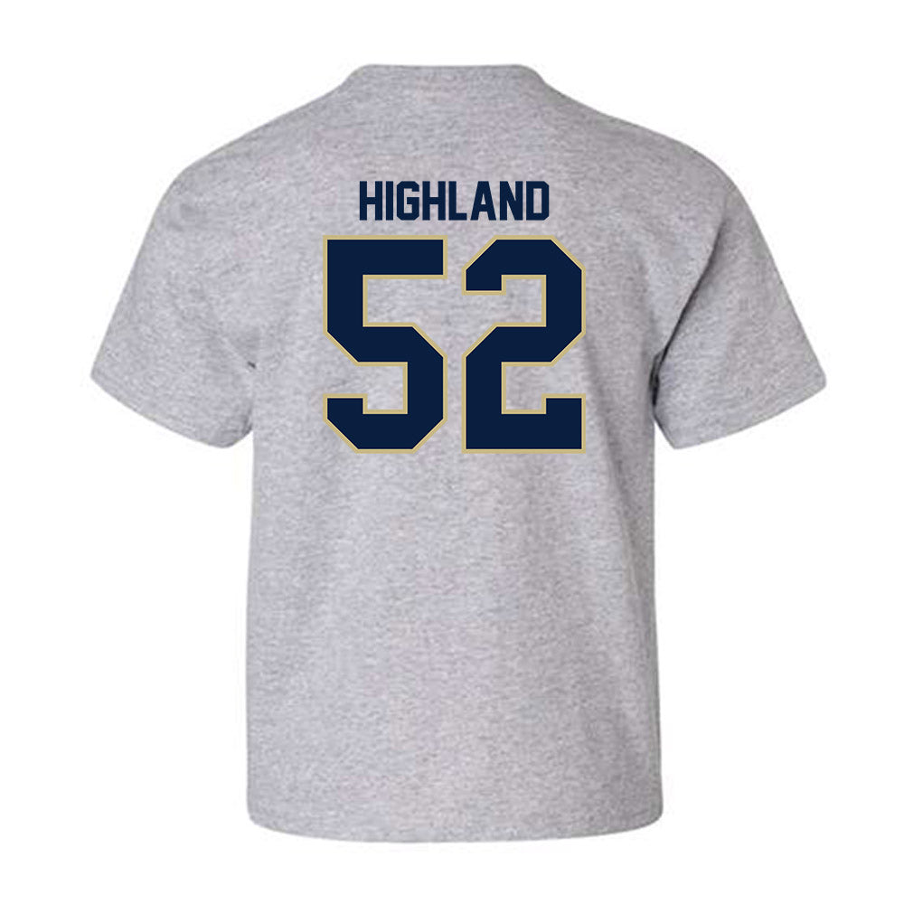 Akron - NCAA Football : Vaughn Highland - Classic Fashion Shersey Youth T-Shirt-1