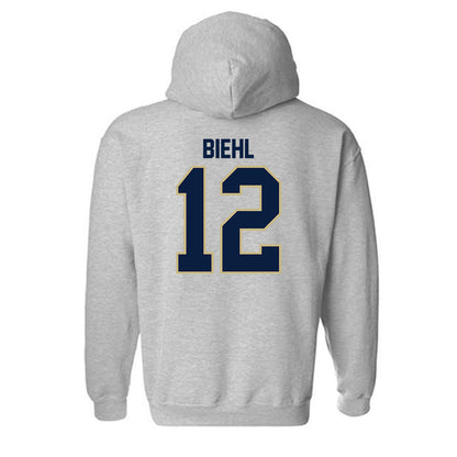 Akron - NCAA Baseball : Tucker Biehl - Classic Fashion Shersey Hooded Sweatshirt-1