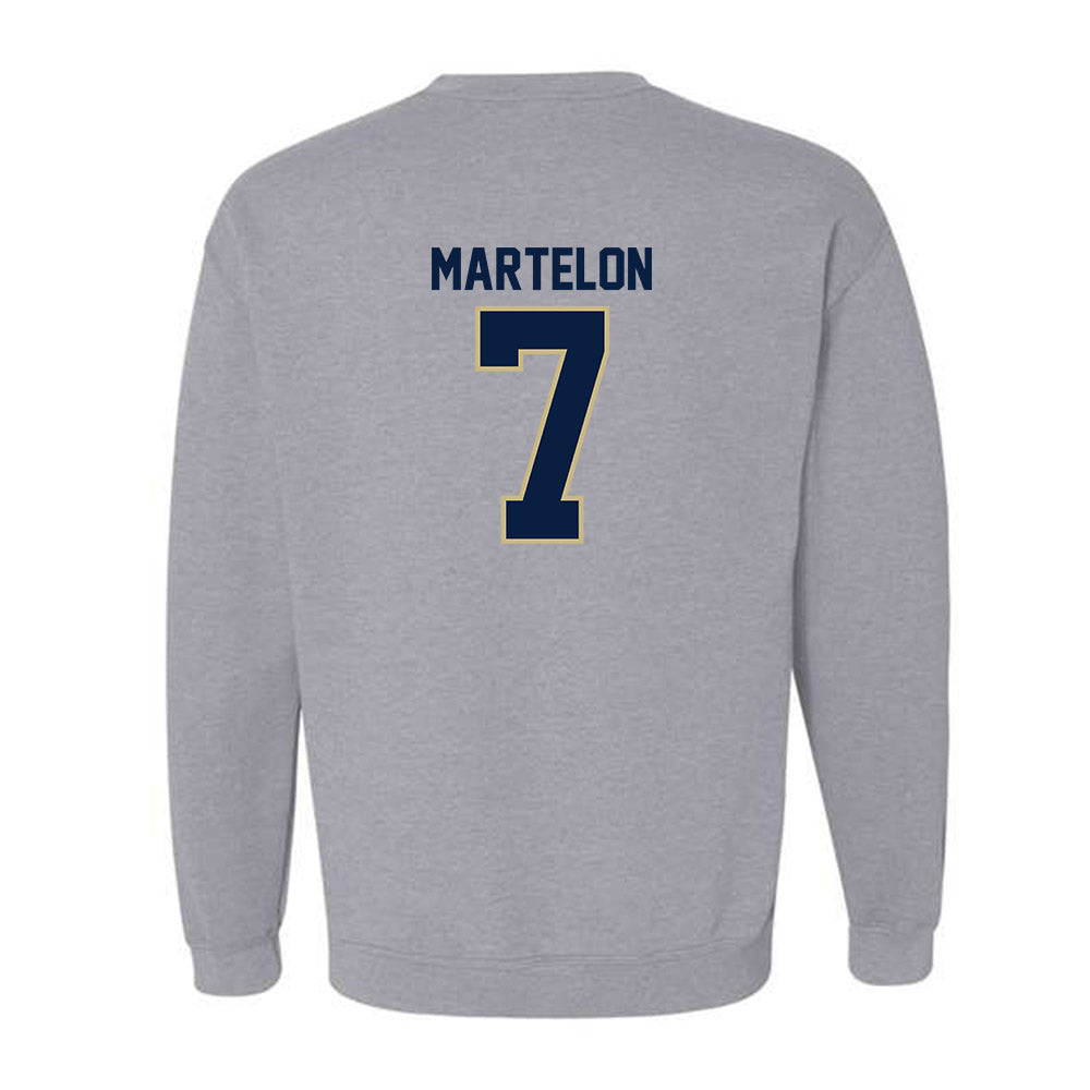 Akron - NCAA Women's Lacrosse : Olivia Martelon - Classic Fashion Shersey Crewneck Sweatshirt-1